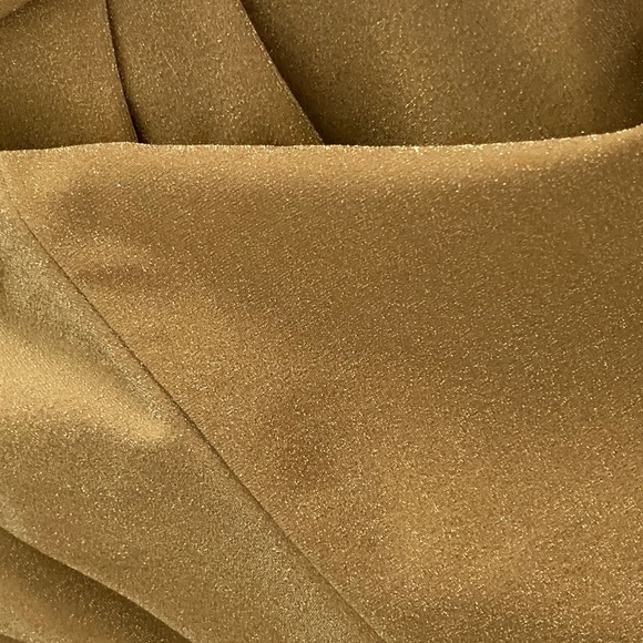 R.E.D. Valentino NWT Gold Halter Dress (42/6) - Picture 13 of 16